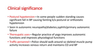 Dr.G.Sandeep,,Effect of exercise and posture on blood pressure and ...