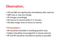 Dr.G.Sandeep,,Effect of exercise and posture on blood pressure and ...