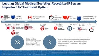 The 2021 Canadian Lipid Guidelines for
Icosapent Ethyl (IPE)
Pearson GJ et al. Can J Cardiol. 2021 Mar 26:S0828-282X(21)00...