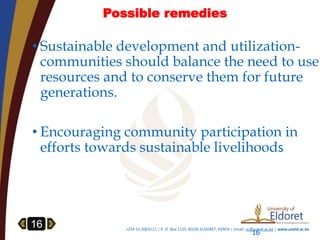 Climate Change and its Impacts on Sustainable Livelihoods | PPTX
