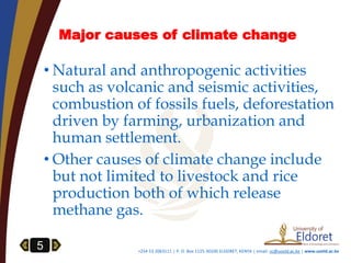Climate Change and its Impacts on Sustainable Livelihoods | PPTX