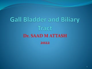 Dr. SAAD M ATTASH
2022
1
 