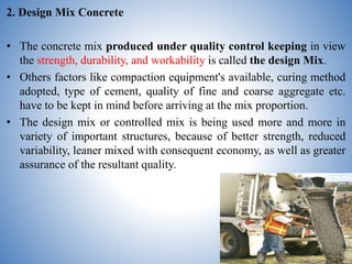 Concrete Mix Design | PPTX