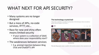 APIsecure 2023 - Your Technical Debt is My Bug Bounty, Dr. Katie Paxton-Fear