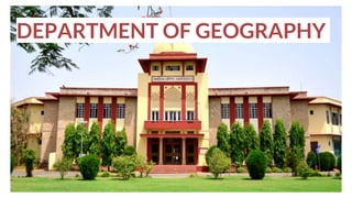 DEPARTMENT OF GEOGRAPHY
 