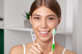 Though many brush twice daily, not all incorporate flossing.