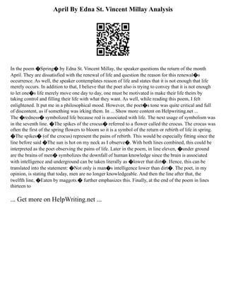 Spring Millay Dr. Seuss Writing Paper By WhatS New In Grade Two | PDF