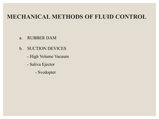 Fluid control and Tissue Management.pptx