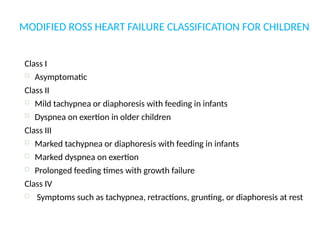 Congestive heart failure in infants and children | PPTX