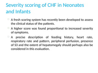 Congestive heart failure in infants and children | PPTX