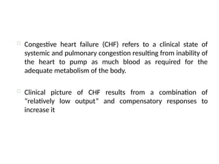 Congestive heart failure in infants and children | PPTX