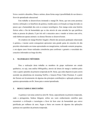 Ensinso Stone A IMPORTÂNCIA DO MANGÁ DR. STONE PARA O ESTUDO DA QUÍMICA.pdf