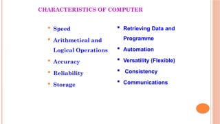 Introduction to computer by Dr sandip kumar, faculty of education ...