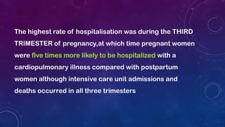 Hospitalisation Rates Pregnancy Influenza Risks and prevention in Pregnancy | PPTX