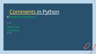 Comprehensive Introduction to Python Programming with Dr. Anshu Gulati ...