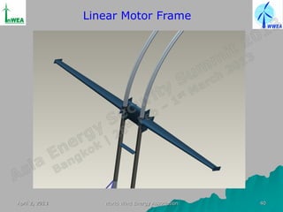 Linear Motor Frame




April 2, 2013      World Wind Energy Association   40
 