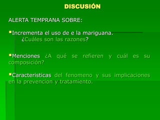 EDAD DE INICIO DEL CONSUMO DE COCAÍNA