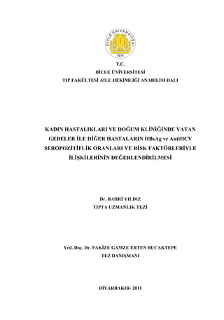 Dr.bahri  tipta uzmanlik tezi