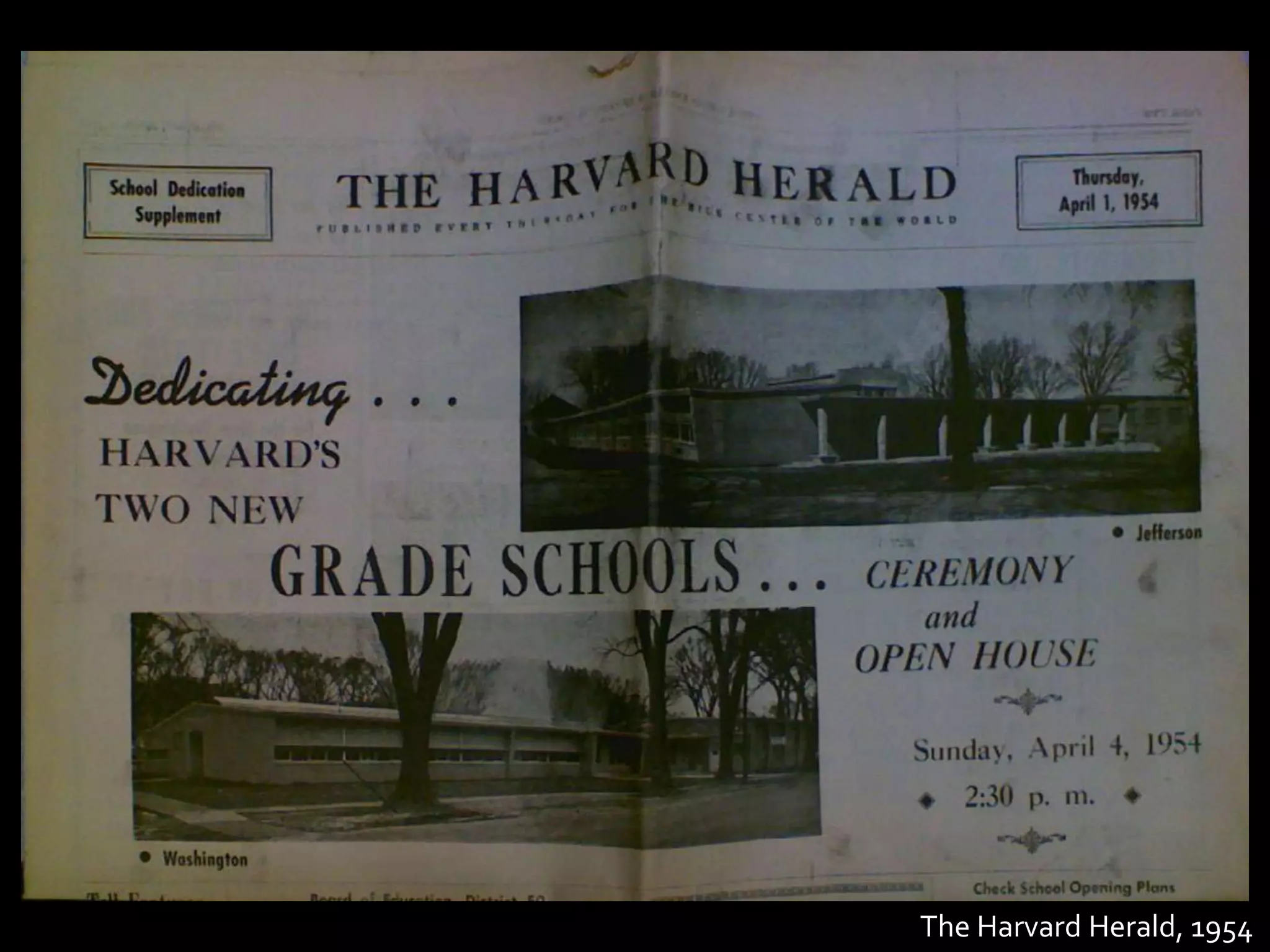 The Harvard Herald, 1954
 