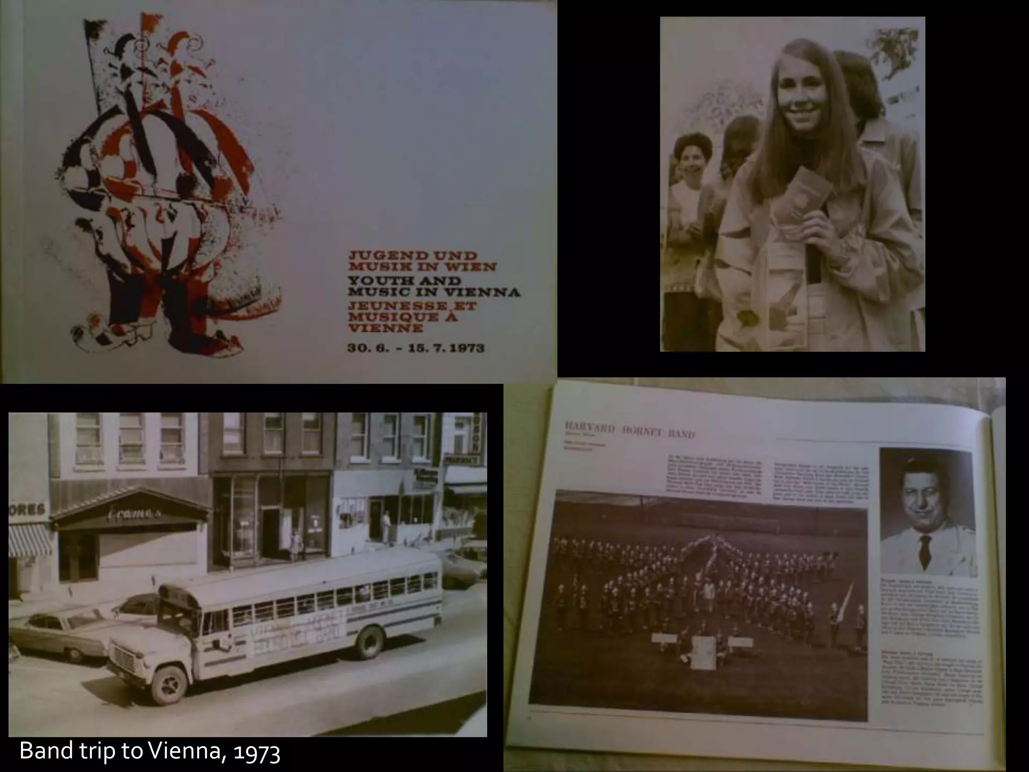 Band trip to Vienna, 1973
 