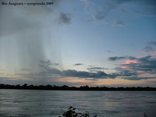 METÁSTASES EM SÍTIOS DE PORTAIS Remoção intacta da peça Sutura nos locais dos portais de 10 / 12 mm Irrigação: 5-fluororacil, methotrexate, ciclofosfamidas Heparina (evita implante)? Iodopovidona Iwanaka T., et all – J Pediatr Surg, 33: 457, 1998 Neuhaus S. J.,  et all – Dis Colon  Rectum, 42: 10, 1999 Balli J. E., et all – Surg Endosc, 14: 1034, 2000  Rassweiler J. J., et all – J Urol, suppl., 167: 21, abstract 84, 2002   PREVENÇÃO Rio Araguaia – temporada 2009 