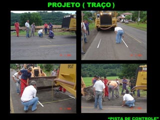 PROJETO ( TRAÇO   ) “ PISTA DE CONTROLE”  