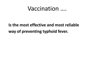 Public Health MeasuresSupply of clean, safe drinking waterEffective and sanitary disposal of human feces and urineCareful attention to cleanliness and hygiene during food preparationProvision of adequate hand washing facilities wherever food is handledEducation in personal hygiene procedures and public health measuresEnforced regulations governing manufacture of food and drink