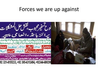 Forces we are up against 