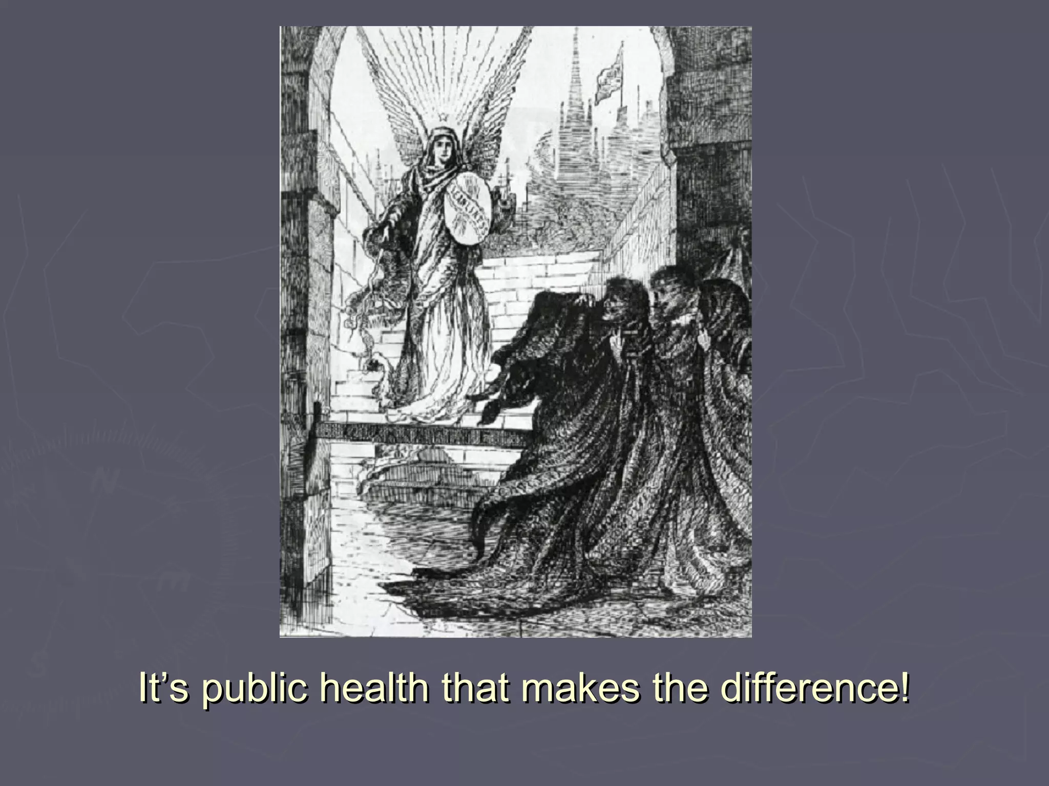 It’s public health that makes the difference!It’s public health that makes the difference!
 