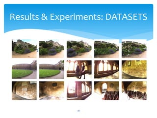 Results & Experiments: DATASETS


  New College




                 28
 
