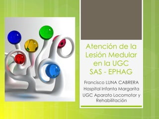 Atención de la Lesión Medular en la UGCSAS - EPHAG Francisco LUNA CABRERA Hospital Infanta Margarita UGC Aparato Locomotor y Rehabilitación 
