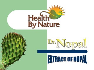 EXTRACT OF NOPAL 
