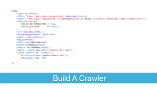 Build A Crawler
 
