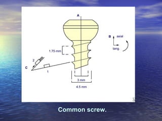 Common screw.
 
