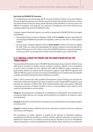 Drug Resistant Tuberculosis Management Guideline | PDF