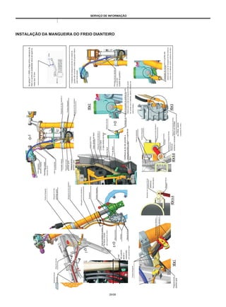 SERVIÇO DE INFORMAÇÃO
INSTALAÇÃO DA MANGUEIRA DO FREIO DIANTEIRO
26/08
Ao
aplicar
F
=
200N,
a
folga
entre
a
alavanca
do
freio
e
o
punho
do
acelerador
deve
ser
igual
ou
maior
que
10
mm.
Freio
dianteiro
cilindro
mestre
Handelbar
direito
interruptor
de
fio
Parafuso
flangeado
Mangueira
Bundy
braçadeira
Mangueira
do
freio
grampo
guia
Cabo
do
acelerador
Mangueira
Bundy
Colchete
inferior
Mangueira
do
freio
grampo
guia
Mangueira
do
freio
grampo
guia
Mangueira
do
freio
dianteiro
II
Parafuso
flangeado
Mangueira
do
freio
dianteiro
I
Instalação
da
mangueira
de
freio
do
modelo
de
guiador
alto
(consulte
o
modelo
de
guiador
inferior
para
outras
peças)
Mangueira
do
freio
dianteiro
I
Mangueira
do
freio
dianteiro
II
Braçadeira
Lanterna
de
cabeça
Caso
direito
do
farol
Mangueira
do
freio
dianteiro
II
Entre
o
farol
e
caso
direito
do
farol.
Suporte
farol
Máquina
de
lavar
Fio
de
farol
Parafuso
flangeado
Área
de
instalação
do
grampo
As
faces
iniciais
lado
esquerdo
do
motorc
Máquina
de
lavar
Parafuso
Mangueira
de
freio
dianteiro
II
(Use
para
alta
modelo
de
guiador)
Instalação
da
mangueira
do
guiador
do
parafuso
da
união
(Depois
que
a
união
da
mangueira
de
freio
entrar
em
contato
com
2
batentes,
aperte
o
parafuso
de
união
à
direita.)
O
real
foto
quando
apoiar
o
motocicleta
com
suporte
principal
Certifique-se
de
não
prender
a
mangueira
entre
o
farol
e
o
suporte
do
farol
Cabo
do
acelerador
Parafuso
flangeado
Máquina
de
lavar
Parafuso
flangeado
Braçadeira
de
mangueira
Bundy
(Abertura
face
para
baixo)
Mangueira
do
freio
dianteiro
I
Mangueira
do
freio
dianteiro
II
Mangueira
do
freio
dianteiro
I
Mangueira
Bundy
Braçadeira
de
mangueira
Bundy
Abertura
(Depois
da
mangueira
de
freio
enfrenta
o
sindicato
entrou
em
contato
as
rolhas,
aperte
o
parafuso
de
união.)
Mangueira
Bundy
Instalação
de
mangueira
no
guidão
alto
(Depois
que
a
união
da
mangueira
do
freio
entrar
em
contato
com
2
batentes,
aperte
o
parafuso
da
união.)
Mangueira
do
freio
grampo
guia
 