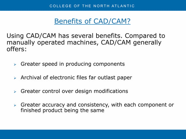 Unit 1 - Introduction and History of CAD/CAM | PPTX