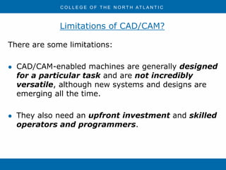 Unit 1 - Introduction and History of CAD/CAM | PPTX