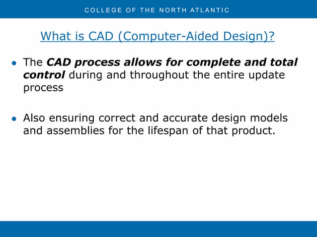 Unit 1 - Introduction and History of CAD/CAM | PPTX