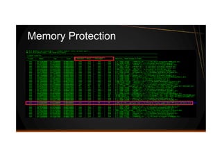 Memory Protection
 