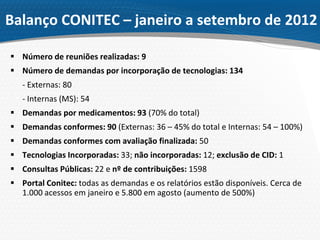 Demandas - CONITEC
0
2
4
6
8
10
12
14
 
