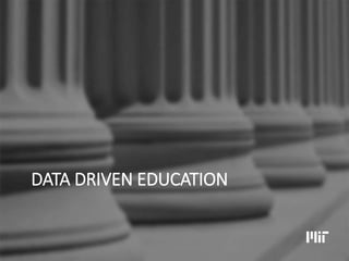 DATA DRIVEN EDUCATION
 