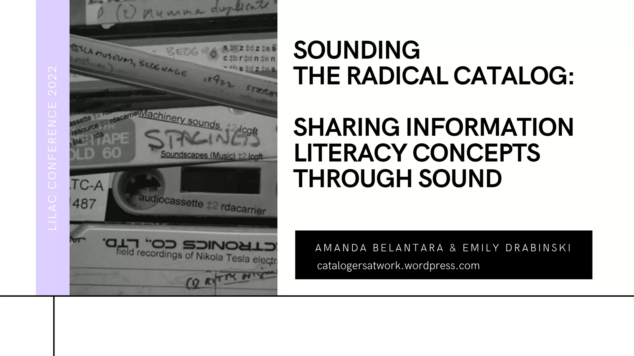 Sounding The Radical Catalog Sharing Information Literacy Concepts