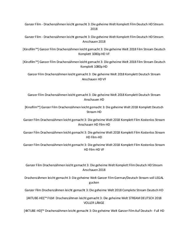 Stream Drachenzahmen Leicht Gemacht 3 Die Geheime Welt Ganzer Fil