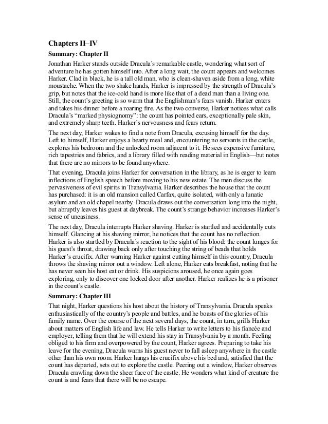 Dracula sparknotes