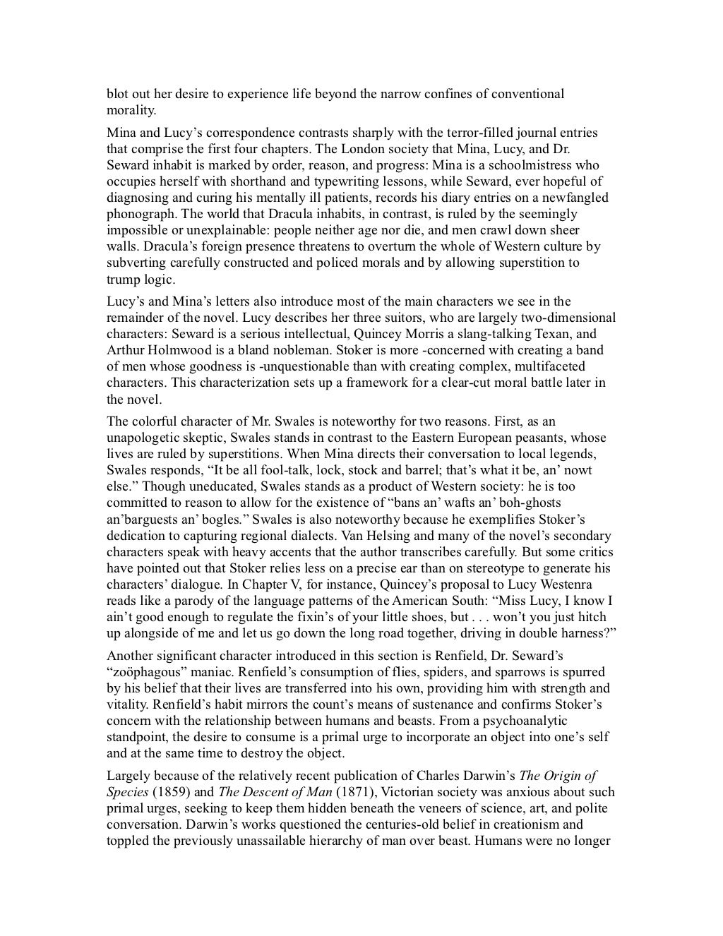 Dracula essay introduction picture