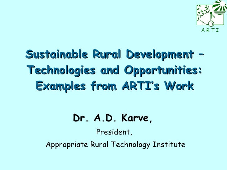 sustainable rural development technologies
