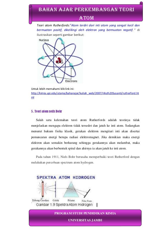 Inti atom ditemukan oleh niels bohr