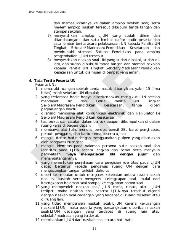 Draf final pos un tahun 2020 Draf final pos un tahun 2020