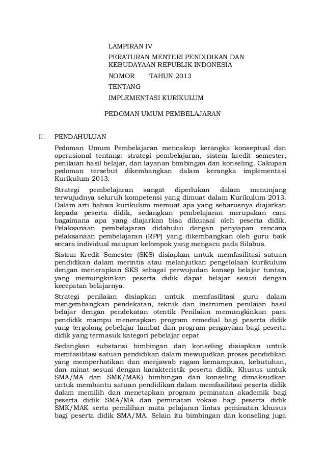 Draf Lamp Iv Pedoman Umum Pembelajaran 2